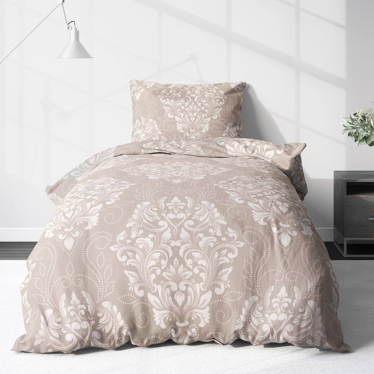 Biber Bettwäsche-Set Ornamente Sand